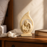Holy Family Teardrop Resin Tabletop Statue