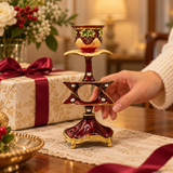 Vintage Burgundy Star of David Candle Holder – Faith & Heritage Home Decor