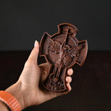 Archangel Michael Wood Art Decor - Birthday gifts, Housewarming gift choice - BGCOPPER