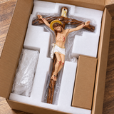 Jesus Christ Crucifix Wall Decor – Sacred Christian Cross for Home Prayer, Church & Faith Gifts