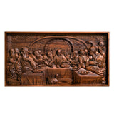 Bgcopper Last Supper Religious Carving Icons Gifts Wood Carving Religious Wood Wall Art - BGCOPPER