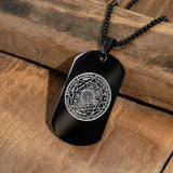 Vintage Titanium Seven Archangel's Seal Pendant - Amulet against evil eyes, curses, spells - BGCOPPER