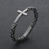 Vintage Rock Gothic Cross Bracelet
