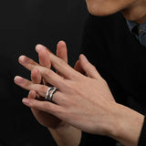 S925K Silver Embrace Gesture Ring - BGCOPPER