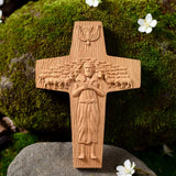 “Good Shepherd” Jesus Shepherd Wooden Wall Hanging - BGCOPPER