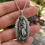Our Lady of Guadalupe S925k Silver Necklace