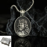 PURE TIN Jesus Christ Crown of Thorns Christian Necklace - BGCOPPER