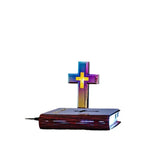 Magnetic Levitation Anti-Gravity Cross Bible Book LED Illuminator - BGCOPPER