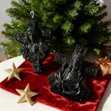 Sacred Light Christmas Candle - Christ King & Holy Mary Edition | Natural Soy Wax Christian Candles for Advent Worship & Prayer