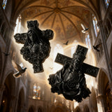 Sacred Light Christmas Candle - Christ King & Holy Mary Edition | Natural Soy Wax Christian Candles for Advent Worship & Prayer