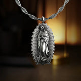 Our Lady of Guadalupe S925k Silver Necklace - BGCOPPER
