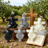 Sacred Light Christmas Candle - Christ King & Holy Mary Edition | Natural Soy Wax Christian Candles for Advent Worship & Prayer