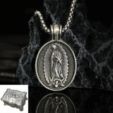 Our Lady of Guadalupe Virgin Mary Necklace,the patron saint of America and unborn children - BGCOPPER