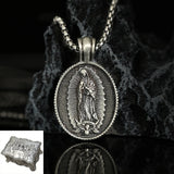 Our Lady of Guadalupe Virgin Mary Necklace,the patron saint of America and unborn children - BGCOPPER
