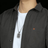 PURE TIN Medieval Winged Dragon Amulet Necklace - BGCOPPER