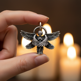 Seraphim Engel Anhänger Halskette Engels flügel Amulett