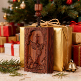 Square Archangel Michael Wooden Pendant