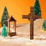 Bgcopper INRI Wood Carving Crucifix - BGCOPPER