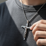 S925K Silver Jesus Crucifix Pendant | A Tangible Reminder of His Love - gift presentation