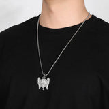 St Michael's Archangel Shield Necklace,The Patron Saint of Paratrooper Police Military Paramedic Fireman - BGCOPPER