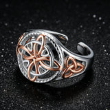 Celtic Knot Two-Tone Ring – Heritage, Harmony & Timeless Style
