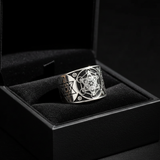 Archangel Metatron Life Angel Seal Adjustable Ring Solomon Kabbalah Amulet