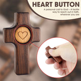 Wooden Pocket Prayer Cross | Christian Fidget & Religious Gift