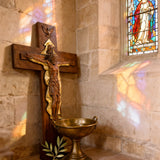 Bgcopper Holy Trinity Crucifix Wood Decor