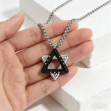 Men’s Two-Tone Star of David Pendant Necklace – Heritage, Protection & Modern Style