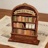 Vintage Book Reading Counter | Mark Your Reading Journey with a Warm Touch