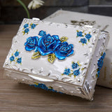 Zinc alloy rose drip necklace ring jewelry jewelry box - BGCOPPER