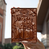 Spring Sale: Bgcopper Holy Trinity Wooden Wall Decoration - BGCOPPER