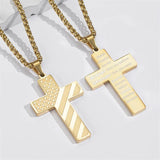 American Flag Cross Necklace - BGCOPPER