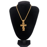 Orthodox double-sided engraved cross necklace - BGCOPPER