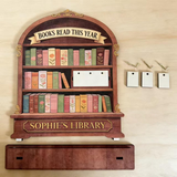 Vintage Book Reading Counter | Mark Your Reading Journey with a Warm Touch