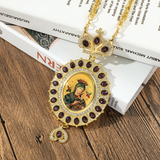 Our Lady of Perpetual Help Icon Pendant Necklace