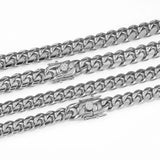 Stainless Steel Tap Buckle Cuban Chain - BGCOPPER