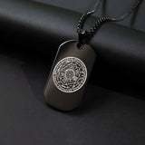 Vintage Titanium Seven Archangel's Seal Pendant - Amulet against evil eyes, curses, spells - BGCOPPER