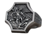 Archangel Michael S925K Silver Ring - BGCOPPER
