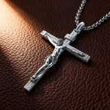 S925K Silver Jesus Crucifix Pendant | A Tangible Reminder of His Love