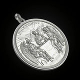 Holy Trinity S925k Silver Round Necklace - BGCOPPER