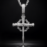 Nail Cross Crown of Thorns Necklace – Faith, Redemption & Timeless Strength for daily faith wear and Christian gifting