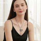 Heart Locket Dog Paw Necklace – Forever Hold Your Pet's Memory Clos