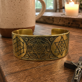 Metatron Adjustable Copper Bracelet