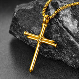 Bgcopper Nails Cross Necklace - BGCOPPER