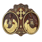 Sacred Heart of Jesus and Heart of Mary Plaque - 2023 New Religious Christmas Gift - BGCOPPER