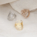 Metatron's Cube Ring Archangel Protection Women Ring Stainless Steel Jewelry - BGCOPPER