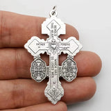 Double Pardon Cross Double Sided Engraved Miraculous Medal St. Benedict Medal Pendant - BGCOPPER