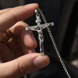 S925K Silver Jesus Crucifix Pendant | A Tangible Reminder of His Love
