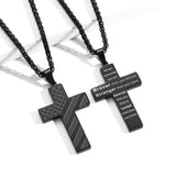 American Flag Cross Necklace - BGCOPPER